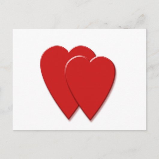 2ハート ポストカード (正面)