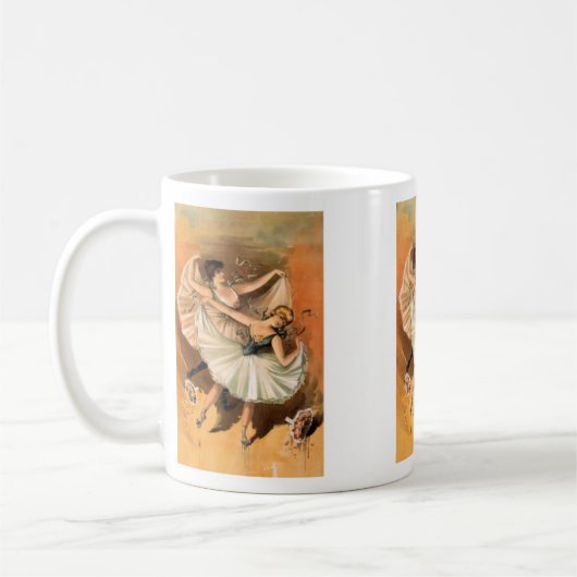 2バレリーナマグ コーヒーマグカップ (左)