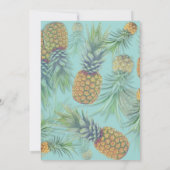 2パイナップルハワイアンテーマ結婚式招待状 招待状 (裏面)