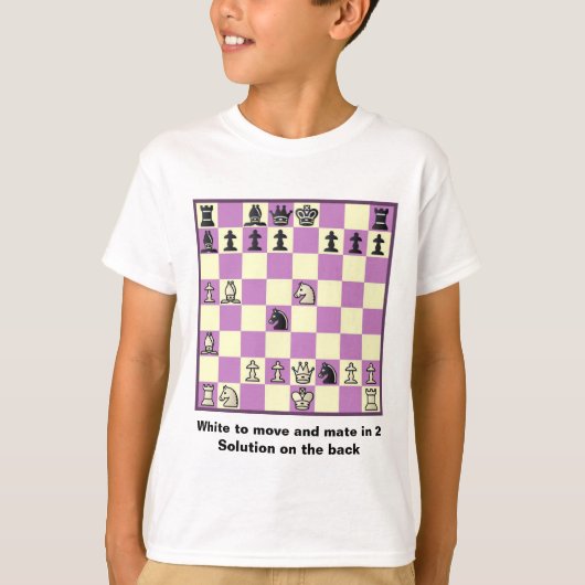 2パズルのチェスの仲間#3 Tシャツ (正面)