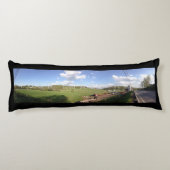 2パノラマ式の写真の黒のカスタムの抱き枕 ボディピロー (裏面)