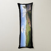 2パノラマ式の写真の黒のカスタムの抱き枕 ボディピロー (裏面 (縦))