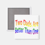 2パパが良い（虹） マグネット (正面/裏面)