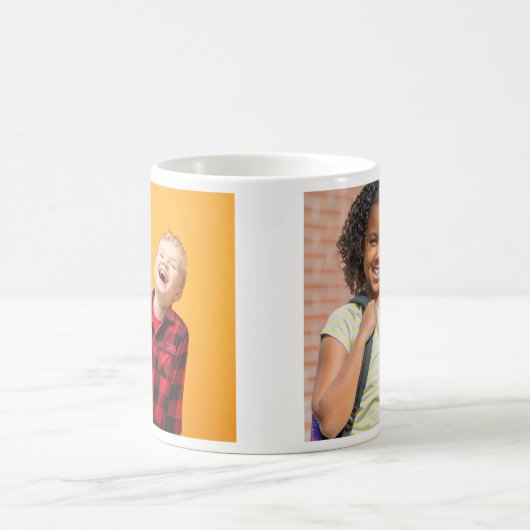 2パーソナライズされたフォトコラージコーヒーマグ コーヒーマグカップ (中央)