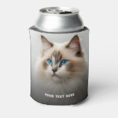 2パーソナライズされた写真テンプレート両面缶Coo 缶クーラー (缶裏面)