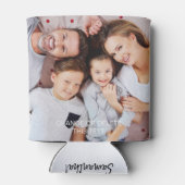 2パーソナライズされた写真テンプレート両面 缶クーラー (裏面)