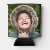 2パーソナライズされた写真テンプレート両面 缶クーラー (正面)