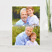 2パーソナライズされた枚のテンプレート父の日 カード (正面)