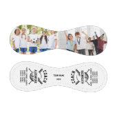 2パーソナライズされた枚の写真とチーム名を持つコーチ 野球ボール (パネル)