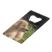 2パーソナライズされた犬の写真非常に便利な小さな贈り物 クレジットカード栓抜き (裏面アングル)