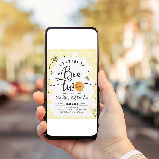 2パーティービーの日2回目の誕生日 招待状