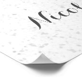 2ヒトデビーチブライダルシャワーパーティーバナー ポスター (角)