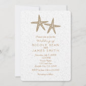 2ヒトデビーチ結婚式招待状 招待状 (正面)