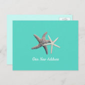 2ヒトヒトシースターズターコイズニューアドレス 案内ポストカード (正面/裏面)