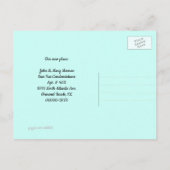 2ヒトヒトシースターズターコイズニューアドレス 案内ポストカード (裏面)