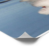 2ビーチのカモメ ポスター (角)