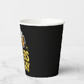 2ビール&私はゲイLGBTQおもしろいプライドAlly Rainbow 紙コップ (左)