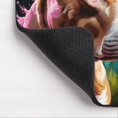 2ピットブルズポートレート マウスパッド (コーナー)