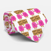 2ピンクの平等 ネクタイ (ロール)