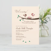 2ピンクエッグツインガールズベビーシャワー招待状 招待状 (スタンド正面)