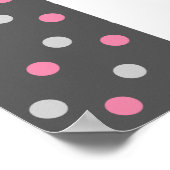 2ピンクゾウ赤ちゃんシャワー散水パーティーバナー ポスター (角)