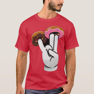 2ピンク1臭いダーティドーナツ面白ギフ Tシャツ