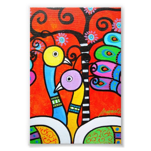 2ピーコック フォトプリント            (正面)