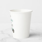 2ファストブルーレースカー誕生日 紙コップ (左)