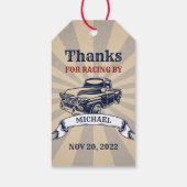 2ファストボーイカーテーマ第2誕生日レース ギフトタグ (裏面)