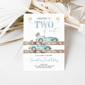 2ファストレースカーツインズ誕生日招待状 招待状