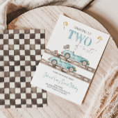 2ファストレースカーツインズ誕生日招待状 招待状