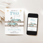 2ファストレースカーツインズ誕生日招待状 招待状