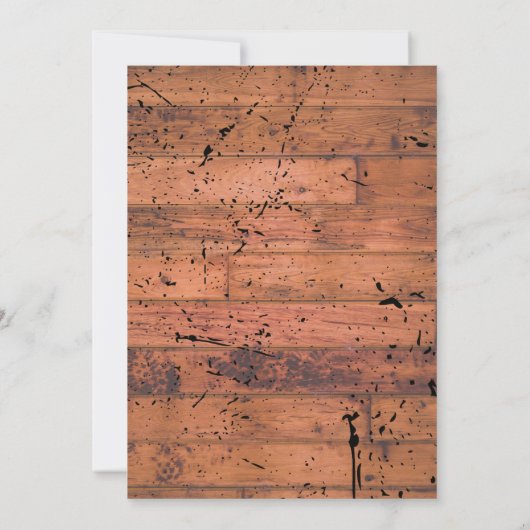 2ファストレースカーボーイ2nd誕生日パーティーインビタティ 招待状 (裏面)