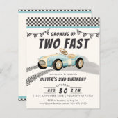 2ファストレースカーボーイ2nd誕生日パーティー予算 (正面/裏面)