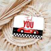 2ファストレースカーボーイ2nd誕生日パーティー サンキューカード