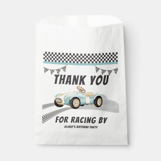 2ファストレースカーボーイ2nd誕生日パーティー フェイバーバッグ (正面)