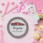 2ファストレースカーボーイ2nd誕生日パーティー ペーパープレート (パーティー)