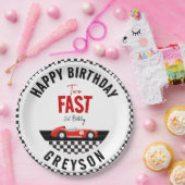 2ファストレースカーボーイ2nd誕生日パーティー ペーパープレート (パーティー)