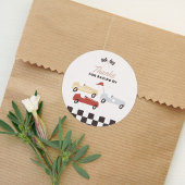 2ファストレースカーボーイ2nd誕生日パーティー ラウンドシール