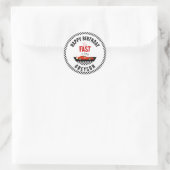 2ファストレースカーボーイ2nd誕生日パーティー ラウンドシール (バッグ)