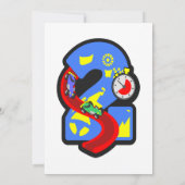 2ファストレースカーボーイ2nd誕生日パーティー 招待状 (裏面)