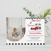 2ファストレースカーボーイ2nd誕生日パーティー 招待状 (スタンド正面)