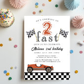 2ファストレースカーボーイ2nd誕生日パーティー 招待状