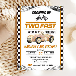 2ファストレースカーボーイ2nd誕生日パーティー 招待状
