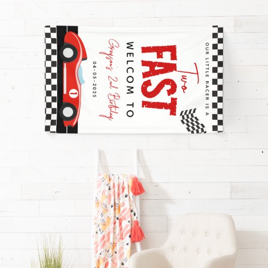 2ファストレースカーボーイ2nd誕生日パーティー 横断幕 (インサイチュ)