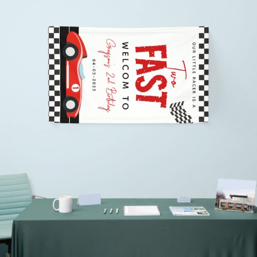 2ファストレースカーボーイ2nd誕生日パーティー 横断幕 (トレードショー)