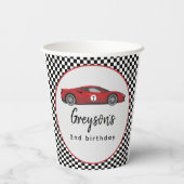 2ファストレースカーボーイ2nd誕生日パーティー 紙コップ (裏面)