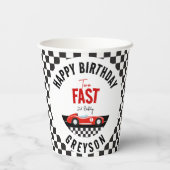 2ファストレースカーボーイ2nd誕生日パーティー 紙コップ (裏面)
