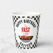 2ファストレースカーボーイ2nd誕生日パーティー 紙コップ (正面)