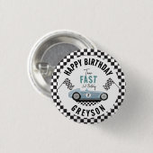 2ファストレースカーボーイ2nd誕生日パーティー 缶バッジ (正面&裏面)